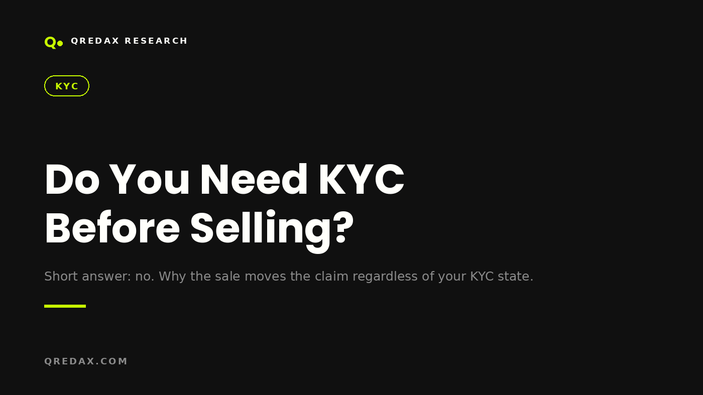 Нужно ли пройти FTX KYC до продажи клейма? - Qredax