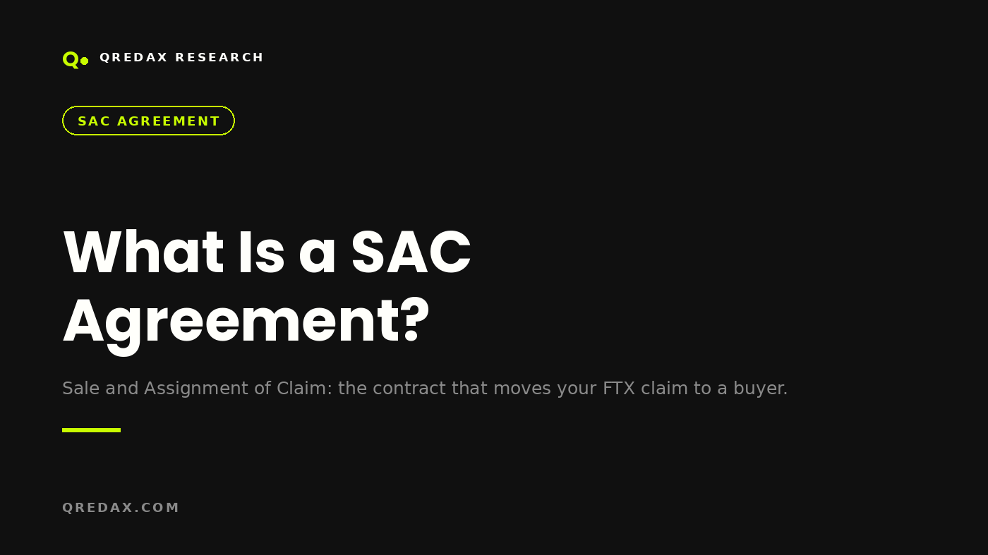 Что такое SAC-соглашение при продаже FTX-клейма? - Qredax